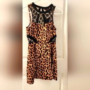 Size Small Leopard print Material Girl dress.